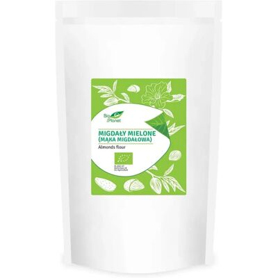 BIO PLANET Organiczne mielone migdały - Mąka migdałowa - 400g BIO PLANET Organiczne mielone migdały - Mąka migdałowa - 400g