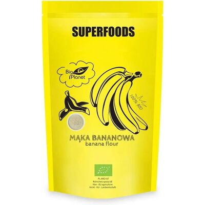 BIO PLANET Farine de Banane Bio - 200g - Publicité BIO PLANET Farine de Banane Bio - 200g - Publicité
