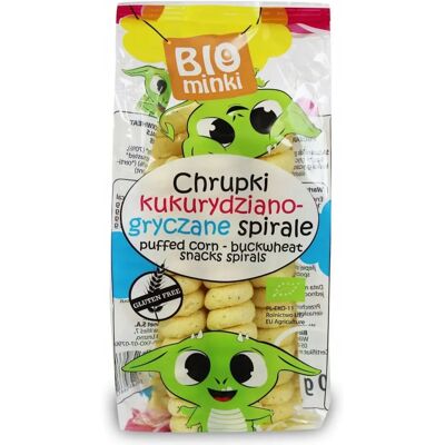 BIOMINKI Chipsy kukurydziane - Ekologiczna gryka i kukurydza - 60g BIOMINKI Chipsy kukurydziane - Ekologiczna gryka i kukurydza - 60g