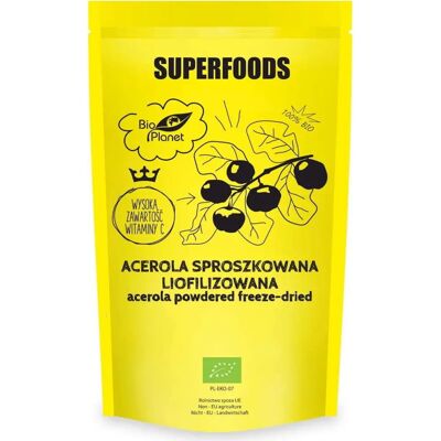 Proszek z aceroli - Ekologiczny, Liofilizowany - 100g - Suplement diety Proszek z aceroli - Ekologiczny, Liofilizowany - 100g - Suplement diety