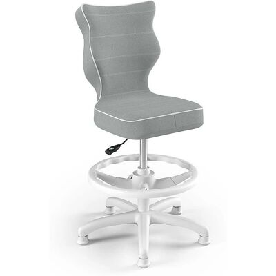 Dětská Kancelářská Židle Entelo - Šedá - Ergonomická, Nastavitelná Výška - Kancelářský Nábytek Dětská Kancelářská Židle Entelo - Šedá - Ergonomická, Nastavitelná Výška - Kancelářský Nábytek