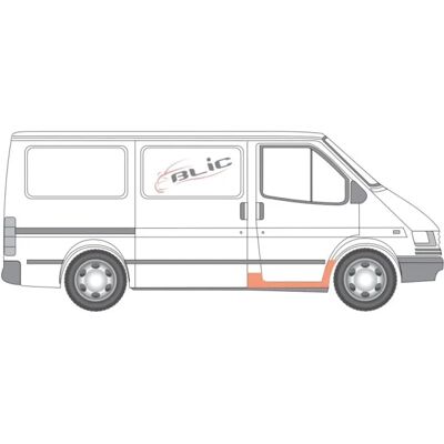 BLIC Parafango anteriore destro per Ford Transit Mk3/Mk4 - Parte della carrozzeria BLIC Parafango anteriore destro per Ford Transit Mk3/Mk4 - Parte della carrozzeria
