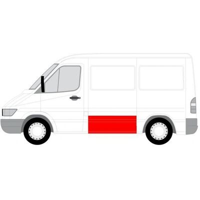 Linker Zijpaneel Mercedes-Benz Sprinter Volkswagen LT - Carrosseriedeel Linker Zijpaneel Mercedes-Benz Sprinter Volkswagen LT - Carrosseriedeel