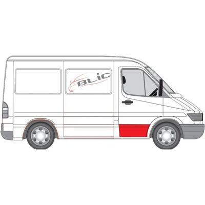 Ricambio porta Mercedes-Benz Sprinter BLIC 3546122P - Furgone Ricambio porta Mercedes-Benz Sprinter BLIC 3546122P - Furgone