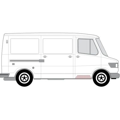 BLIC 6505-06-3545054P Oikea etuaskel Mercedes-Benz T1 - Auton osa BLIC 6505-06-3545054P Oikea etuaskel Mercedes-Benz T1 - Auton osa