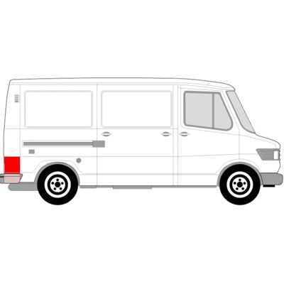 BLIC 6504-03-3545704K Takapaneeli - Auton kori BLIC 6504-03-3545704K Takapaneeli - Auton kori