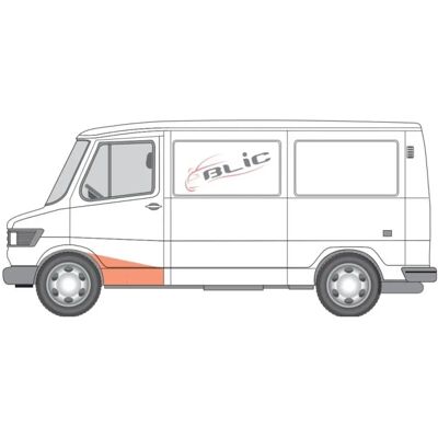 Piantone anteriore sinistro Mercedes-Benz T1/TN - Ricambio auto Piantone anteriore sinistro Mercedes-Benz T1/TN - Ricambio auto