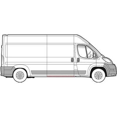 BLIC Model 6505-06-2097002P - Zijpaneel reparatie voor CITROËN Jumper, Fiat Ducato BLIC Model 6505-06-2097002P - Zijpaneel reparatie voor CITROËN Jumper, Fiat Ducato