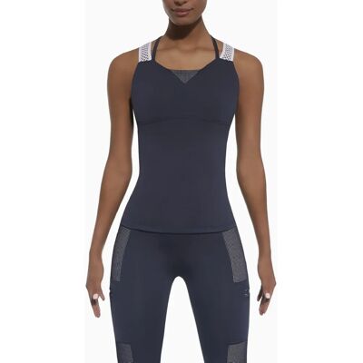 Bas Bleu Passion-Top 50 Bílá - unisex, šedá, popruhy, podpora poprsí Bas Bleu Passion-Top 50 Bílá - unisex, šedá, popruhy, podpora poprsí