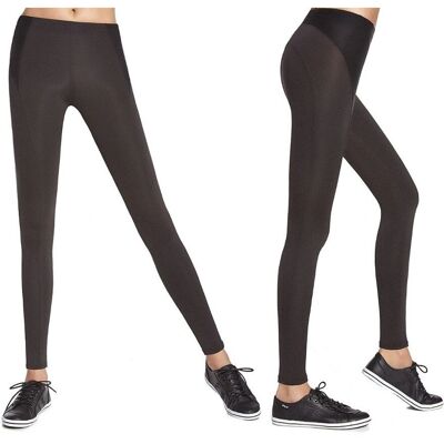Bas Bleu - ACTIVELLA two-tone sports leggings - brązowy - XL - leggings Bas Bleu - ACTIVELLA two-tone sports leggings - brązowy - XL - leggings