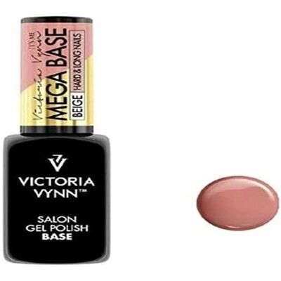 Victoria Vynn Mega Base Beige - UV Led Hybrid Gel Polish Nails - 8ml Victoria Vynn Mega Base Beige - UV Led Hybrid Gel Polish Nails - 8ml