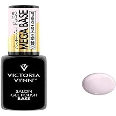 Victoria Vynn Mega Base Cold Pink - Vernis Gel UV - Publicité Victoria Vynn Mega Base Cold Pink - Vernis Gel UV - Publicité