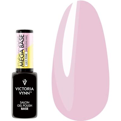 Victoria Vynn Mega Base Lily Pink - Gel Polish - 8ml - Publicité Victoria Vynn Mega Base Lily Pink - Gel Polish - 8ml - Publicité