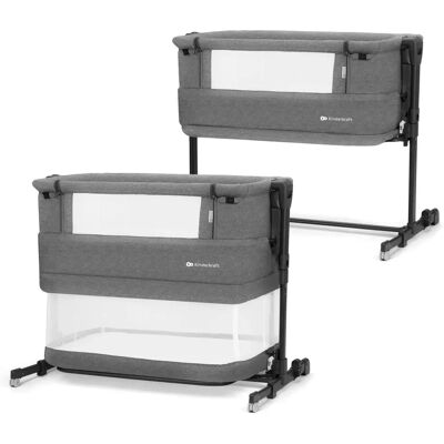 Kinderkraft Neste Grow Ciemnoszary Ko-sleeper 3-w-1 Kinderkraft Neste Grow Ciemnoszary Ko-sleeper 3-w-1