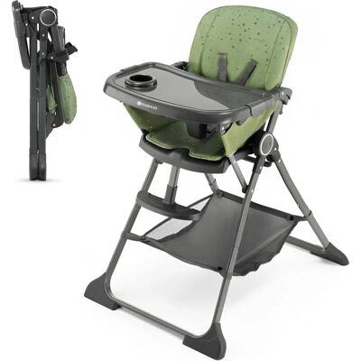 Sedia Alta Kinderkraft Foldee Verde - Pieghevole & Regolabile per Bambini 6-36M Sedia Alta Kinderkraft Foldee Verde - Pieghevole & Regolabile per Bambini 6-36M