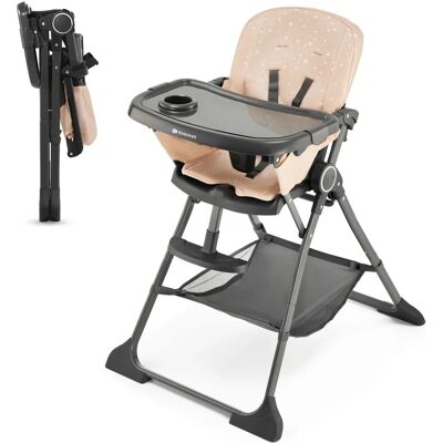Kinderkraft Foldee Pink High Chair - Adjustable & Foldable Kinderkraft Foldee Pink High Chair - Adjustable & Foldable