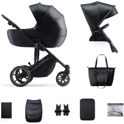 Kinderkraft Prime 2 2 en 1 - negro veneciano Kinderkraft Prime 2 2 en 1 - negro veneciano