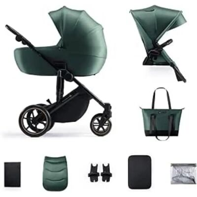 Kinderkraft Prime 2 2 en 1 - verde oscuro Kinderkraft Prime 2 2 en 1 - verde oscuro