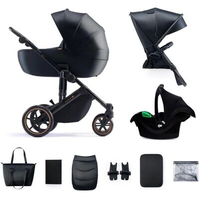 Kinderkraft Prime 2 Mink Pro Kinderwagen - 3-in-1 Reisesystem Kinderkraft Prime 2 Mink Pro Kinderwagen - 3-in-1 Reisesystem