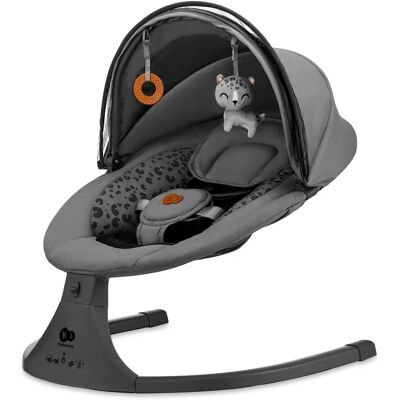 Kinderkraft LUMI 2 Dunkelgrau - Elektrischer Babywippe & Liege Kinderkraft LUMI 2 Dunkelgrau - Elektrischer Babywippe & Liege