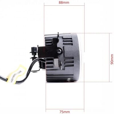 Conjunto de Luz de Nevoeiro EINPARTS DUOLIGHT DL39 - Transparente frontal com cabos Conjunto de Luz de Nevoeiro EINPARTS DUOLIGHT DL39 - Transparente frontal com cabos