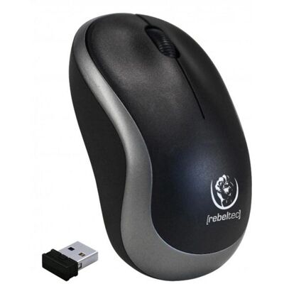 Souris sans fil Rebeltec Meteor Argent - Optique, 1000 DPI - Publicité Souris sans fil Rebeltec Meteor Argent - Optique, 1000 DPI - Publicité
