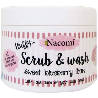 Schiuma esfoliante ai mirtilli Nacomi - Scrub per il corpo con cristalli di zucchero Schiuma esfoliante ai mirtilli Nacomi - Scrub per il corpo con cristalli di zucchero