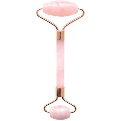 Roller Viso Fluff - Massaggiatore in Quarzo Rosa Roller Viso Fluff - Massaggiatore in Quarzo Rosa