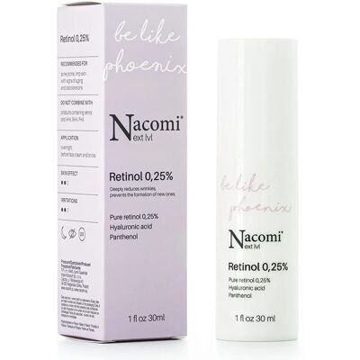 Nacomi Next Level Siero al Retinolo - Anti-età, 0,25%, 30ml Nacomi Next Level Siero al Retinolo - Anti-età, 0,25%, 30ml