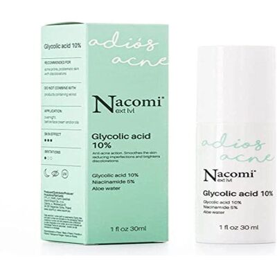 Nacomi Next Level Glykolsäure Serum 10% - Hautaufhellung Nacomi Next Level Glykolsäure Serum 10% - Hautaufhellung