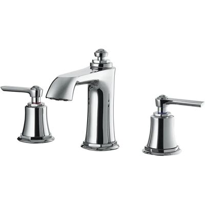 Robinet lavabo Omnires Armance - 3 trous chromé - Publicité Robinet lavabo Omnires Armance - 3 trous chromé - Publicité