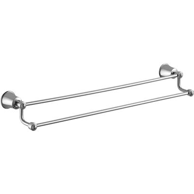 Omnires Art Line Double Towel Rack - Bathroom Accessory Omnires Art Line Double Towel Rack - Bathroom Accessory
