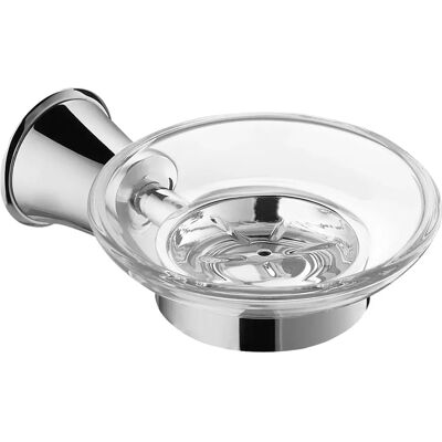 Omnires Art Line Wall Soap Holder - Chrome Bathroom Accessory Omnires Art Line Wall Soap Holder - Chrome Bathroom Accessory