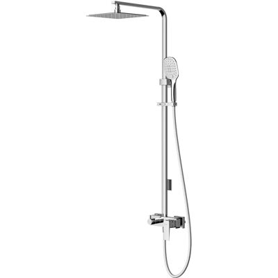Omnires Parma Shower Column - Chrome, Adjustable Height, 3-Function Omnires Parma Shower Column - Chrome, Adjustable Height, 3-Function
