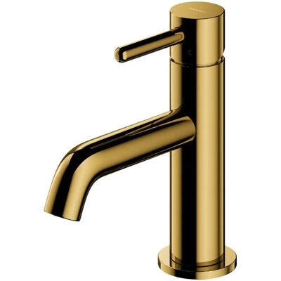 Rubinetto lavabo bagno in ottone dorato Omnires - Miscelatore monocomando Rubinetto lavabo bagno in ottone dorato Omnires - Miscelatore monocomando