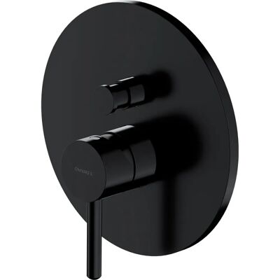 Miscelatore Omnires Y per doccia e vasca - nero - 17cm Miscelatore Omnires Y per doccia e vasca - nero - 17cm