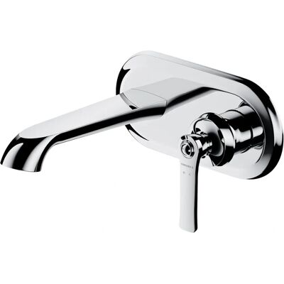 Omnires Y1215HBL Wall-Mounted Black Bathroom Faucet Omnires Y1215HBL Wall-Mounted Black Bathroom Faucet