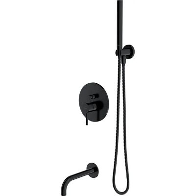 Set Baie Y Omnires Negru Pentru Încastrat Set Baie Y Omnires Negru Pentru Încastrat