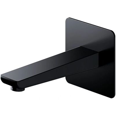 Robinet de baie Omnires Parma montat pe perete - negru mat Robinet de baie Omnires Parma montat pe perete - negru mat