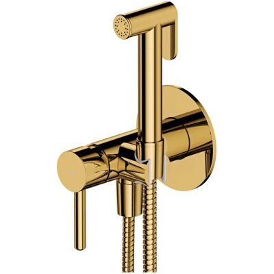 Omnires Gold Bidet Set - 1-Function Wall-Mounted Bidet Omnires Gold Bidet Set - 1-Function Wall-Mounted Bidet