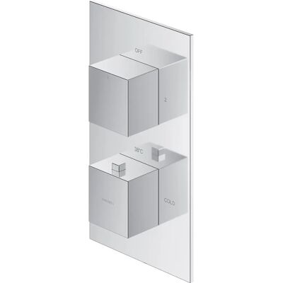 Omnires Fresh Thermostat für Wandmontage, Chrom Omnires Fresh Thermostat für Wandmontage, Chrom