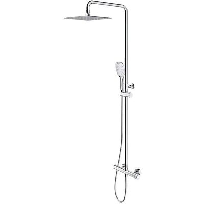 Zestaw prysznicowy Omnires - Termostatyczna deszczownica 3-funkcyjna - 90-130cm Zestaw prysznicowy Omnires - Termostatyczna deszczownica 3-funkcyjna - 90-130cm