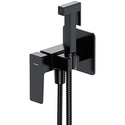 Sistem de bidet încorporat Omnires Parma - Negru mat - Bidet Sistem de bidet încorporat Omnires Parma - Negru mat - Bidet