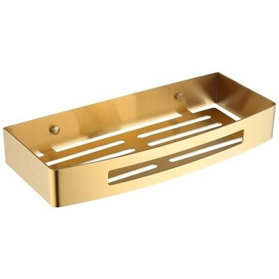 Omnires Uni Shower Basket Wall-Mounted - Brass & Stainless Steel - 30cm - Gold Brushed - Shower Basket Omnires Uni Shower Basket Wall-Mounted - Brass & Stainless Steel - 30cm - Gold Brushed - Shower Basket