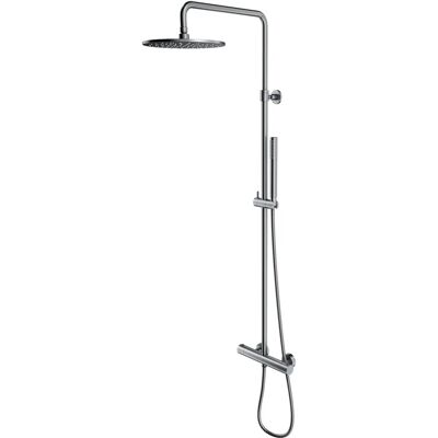 Set de duș termostatice Y Nickel Omnires - Alamă, Înălțime Reglabilă Set de duș termostatice Y Nickel Omnires - Alamă, Înălțime Reglabilă