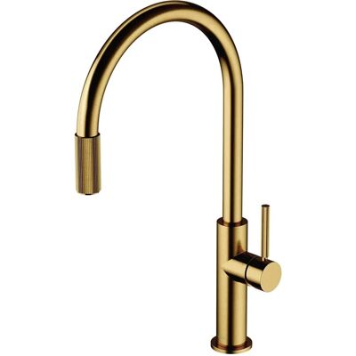 Robinet de bucătărie Omnires - SW9057GLB - Auriu periat - Robinet de bucătărie Robinet de bucătărie Omnires - SW9057GLB - Auriu periat - Robinet de bucătărie