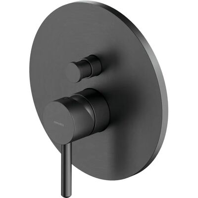 Omnires Y Mixer - Built-in Shower & Bathtub - Graphite Omnires Y Mixer - Built-in Shower & Bathtub - Graphite