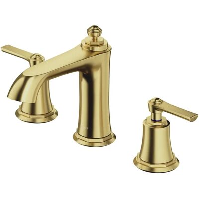 Mişcător pentru lavoar cu 3 găuri - Auriu periat - Omnires Mişcător pentru lavoar cu 3 găuri - Auriu periat - Omnires