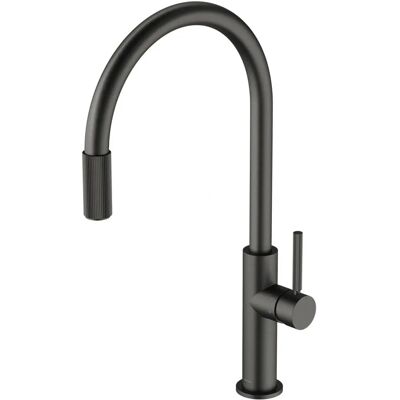 Mezclador de cocina Omnires grafito con set de filtración Mezclador de cocina Omnires grafito con set de filtración