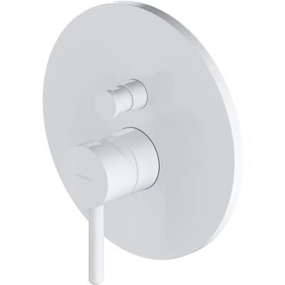 Omnires Y bathtub and shower mixer - White matte Omnires Y bathtub and shower mixer - White matte